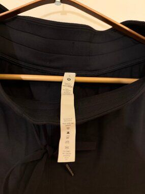 Uniqlo Black Cargo Pants Size S Elastic Waist Drawstring Cotton Blend